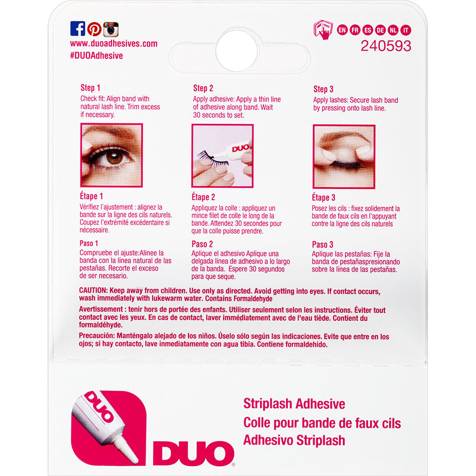 Duo Striplash Adhesive Dark Pink 7g