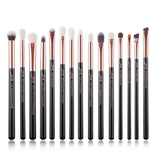 Jessup T157 Eye Makeup Brush Set – 15 Brushes for Shadow, Liner & Crease