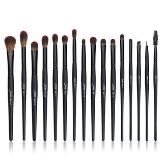 Jessup T272 Black Precision 16‑Piece Eye Brush Set