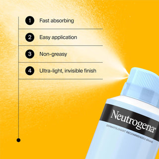 Neutrogena Ultra Sheer Body Mist Sunscreen Spray Broad Spectrum SPF 70