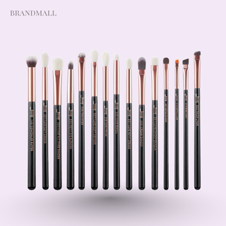 Jessup T157 Eye Makeup Brush Set – 15 Brushes for Shadow, Liner & Crease