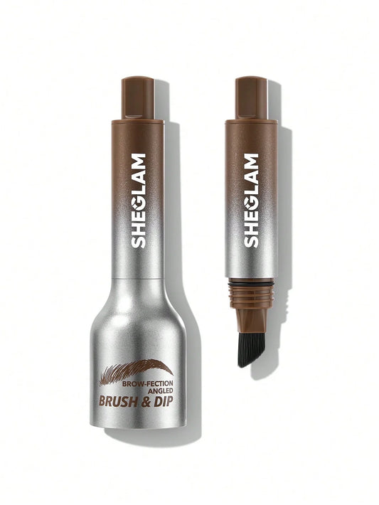 Sheglam Brow-fection Angled Brush & Dip Taupe