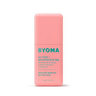 Byoma De-Puff + Brighten Eye Gel – Cooling Eye Serum for Puffiness and Dark Circles – Buy Byoma Skincare Online at BrandMall India