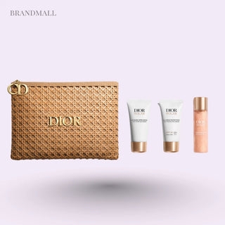 Dior Solar Bestseller Limited Edition Kit with free full size pouch, after sun balm, sun protection cream and glow oil. Available online in India.