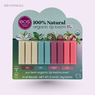 EOS Best of EOS Lip Balm Set of 9 – Hydrating Natural Lip Care Assorted Flavors – Buy EOS Lip Balms at BrandMall India