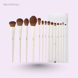 Jessup 14Pcs of Synthetic Makeup Brush Set T329