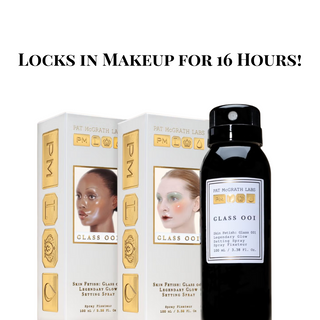 PatMcGrath Legendary  Setting Spray Glass 001. Long lasting setting spray sets in makeup for 16 hours. Available online in India on Brandmall