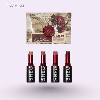 Sheglam Ember Rose Boom Matte Lipstick Set