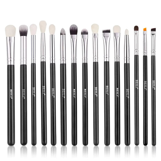 Beili Professional Makeup Eye Brush Set 15 Pc