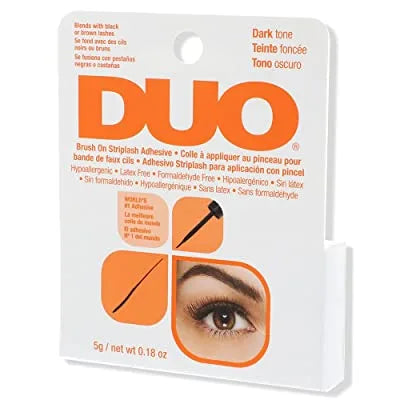 Duo Brush-on Strip Lash Adhesive Dark Tone Orange