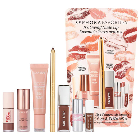 Sephora Favorites It’s Giving Nude Lip Makeup Value Set – Curated Nude Lipsticks and Glosses – Buy Sephora Favorites at BrandMall India